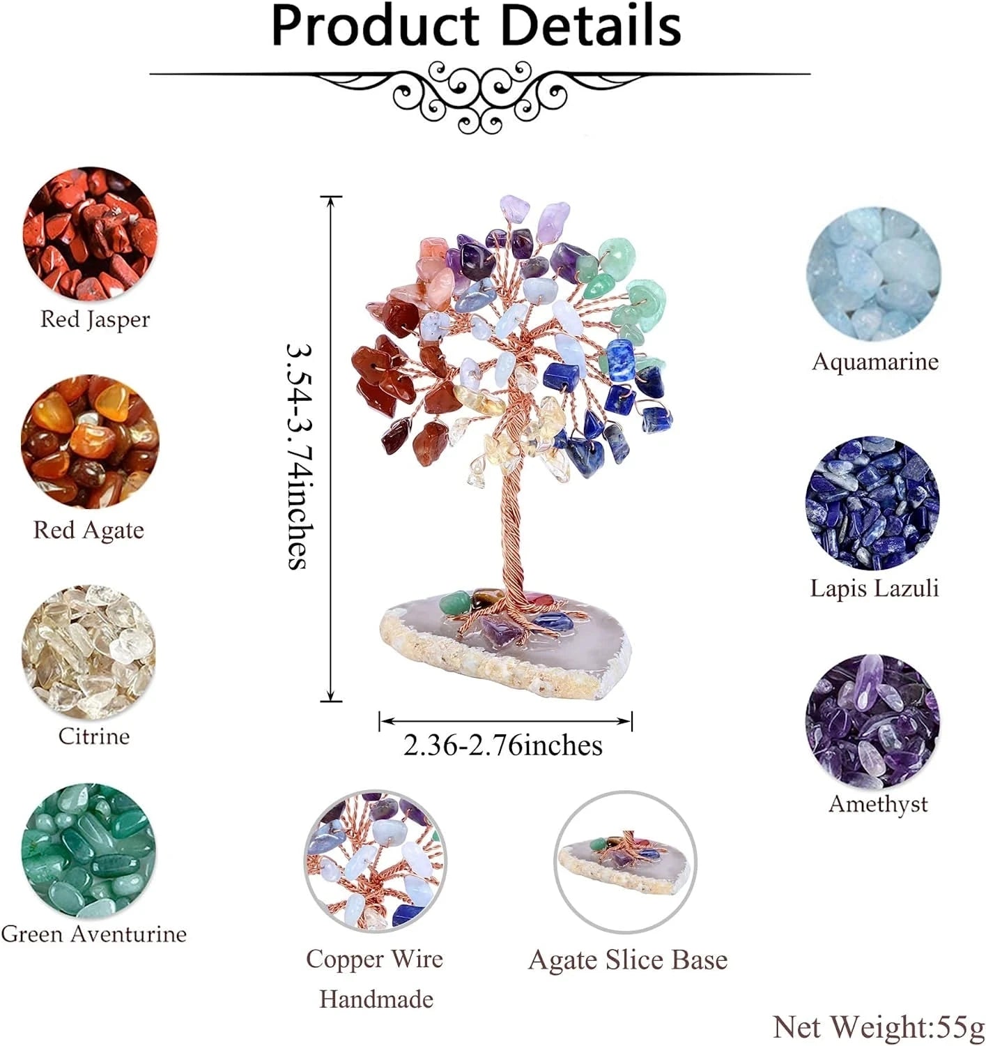 Super Mini Crystal Money Tree - Elfinna
