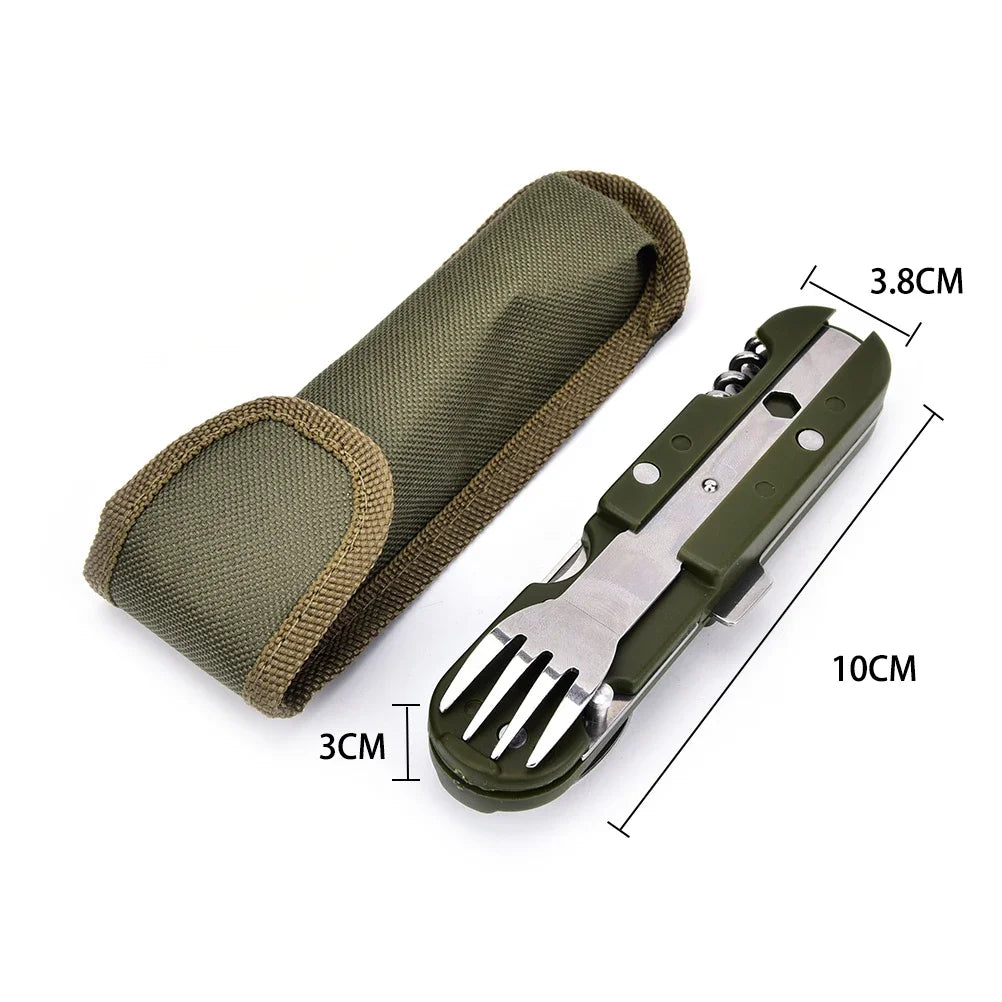 Stainless Steel Outdoor Tableware Set - Elfinna