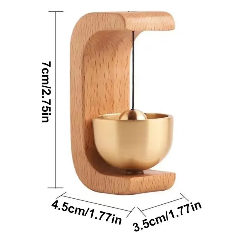 Magnetic Landscape Wood Doorbell - Elfinna