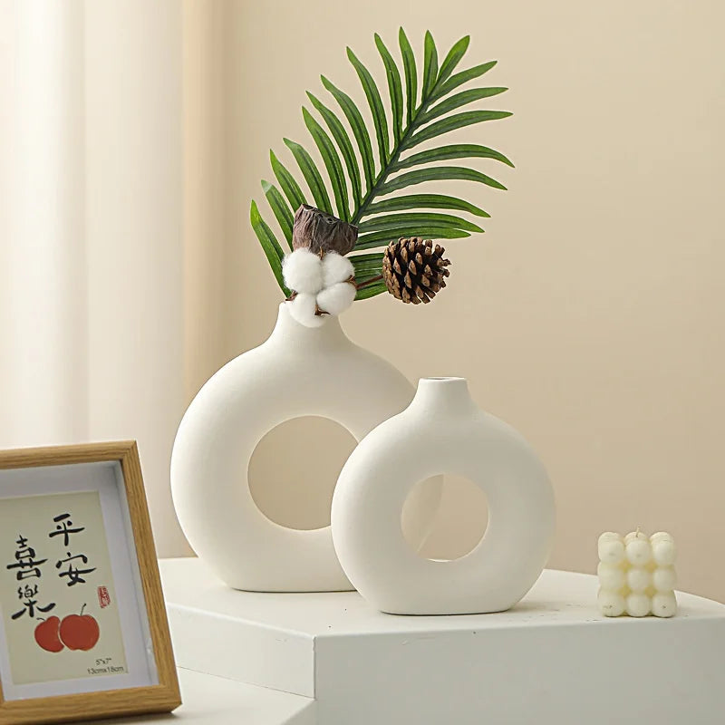 Imitation Ceramic Plastic Flower Pot - Elfinna