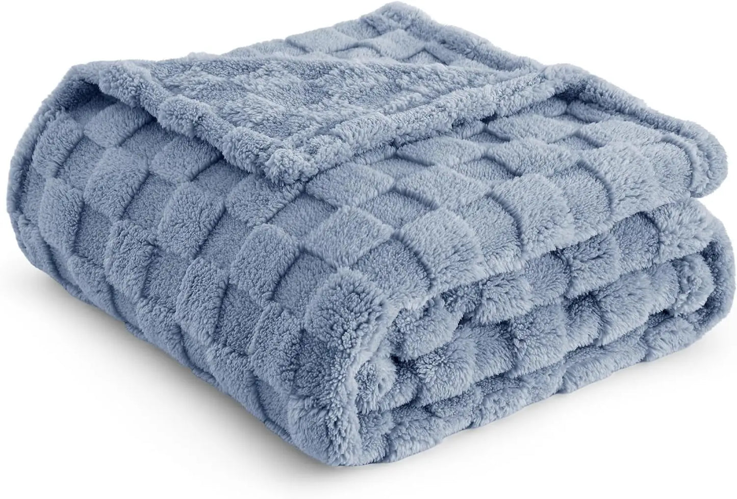 Ashley Blue Fleece Blanket - Elfinna