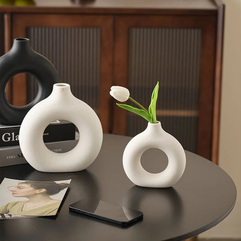 Imitation Ceramic Plastic Flower Pot - Elfinna