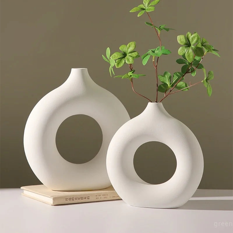 Imitation Ceramic Plastic Flower Pot - Elfinna