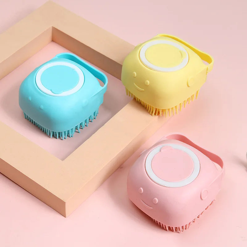 Dog Soft Silicone Bath Brush - Elfinna