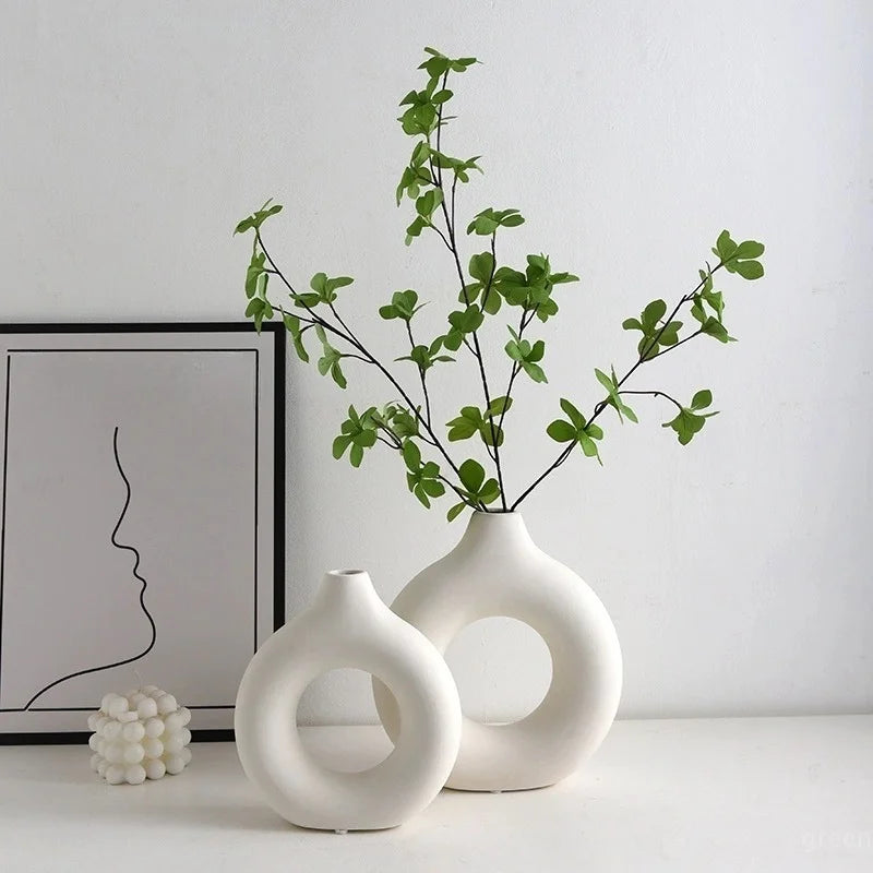 Imitation Ceramic Plastic Flower Pot - Elfinna