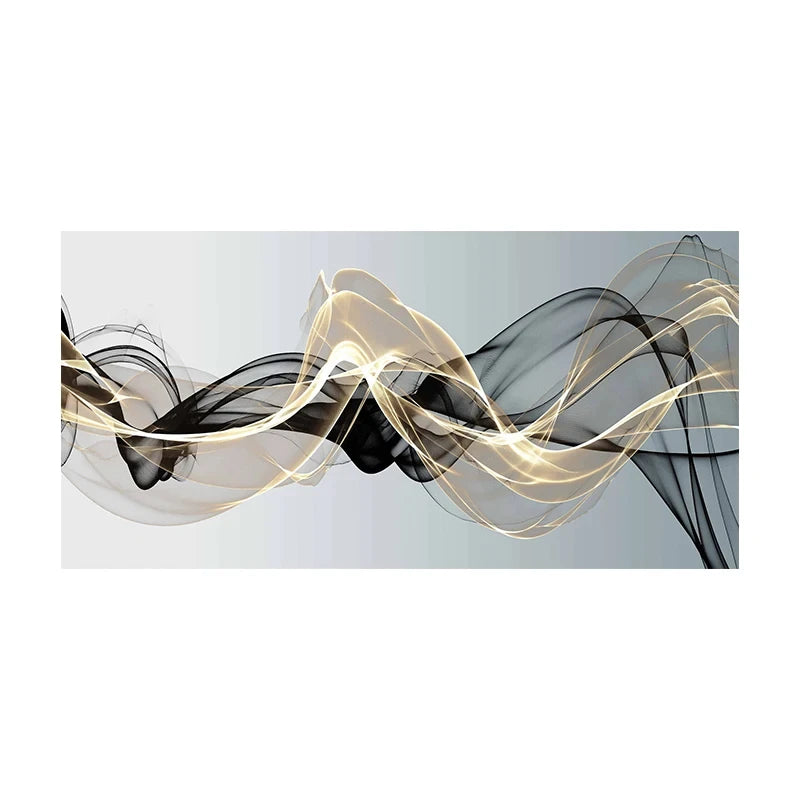 Disney Modern Abstract Minimalist Line Painting - Elfinna