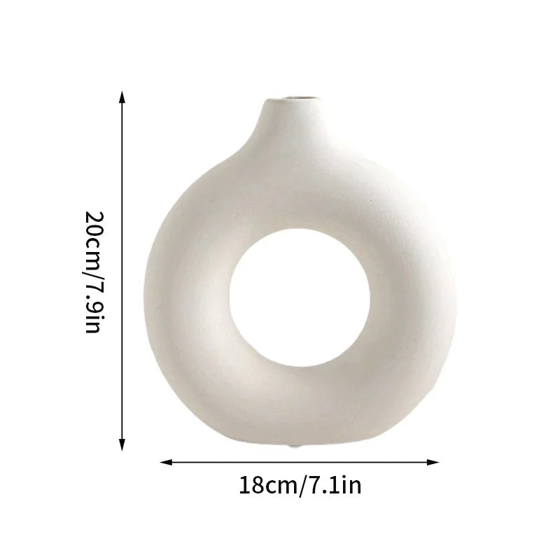 Imitation Ceramic Plastic Flower Pot - Elfinna