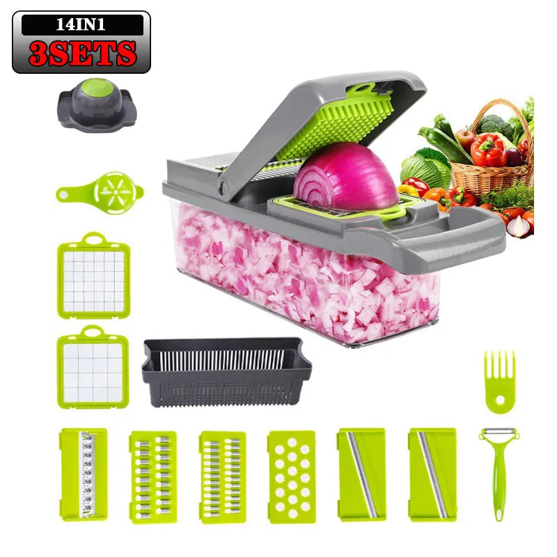 Kitchen 14in1 Vegetable Cutter - Elfinna