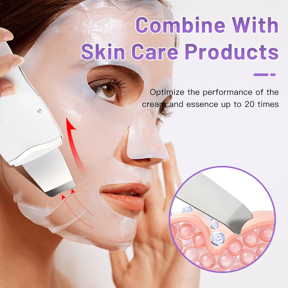 Electric Ultrasonic Skin Scrubber - Elfinna