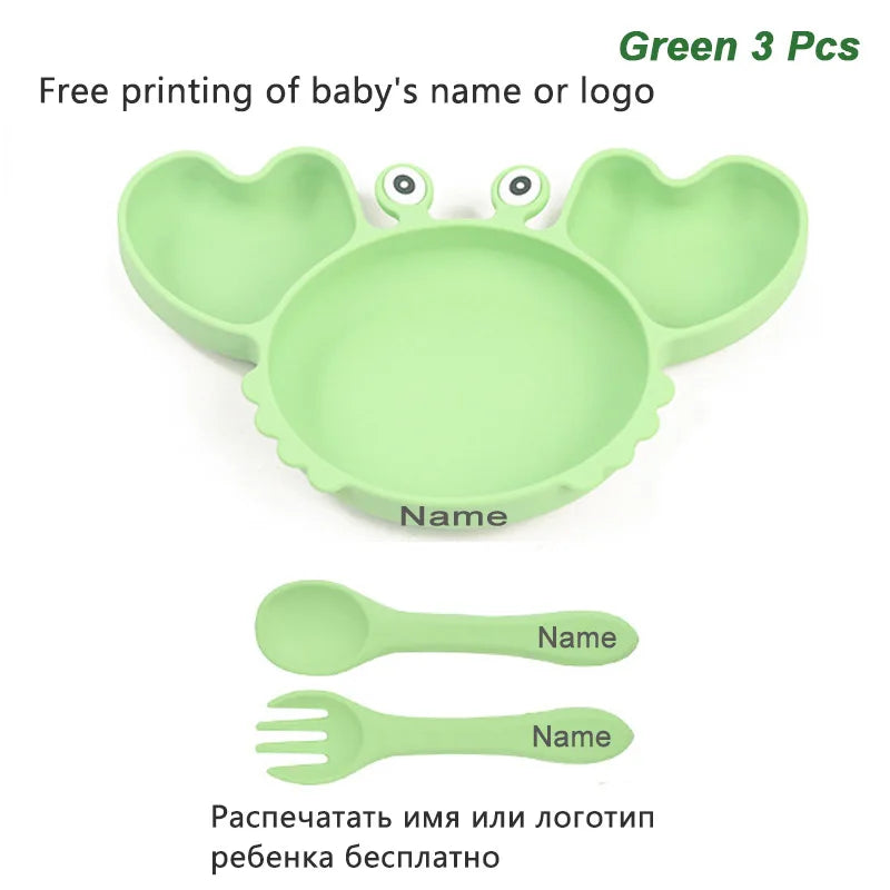 Baby Silicone Suction Tableware set - Elfinna