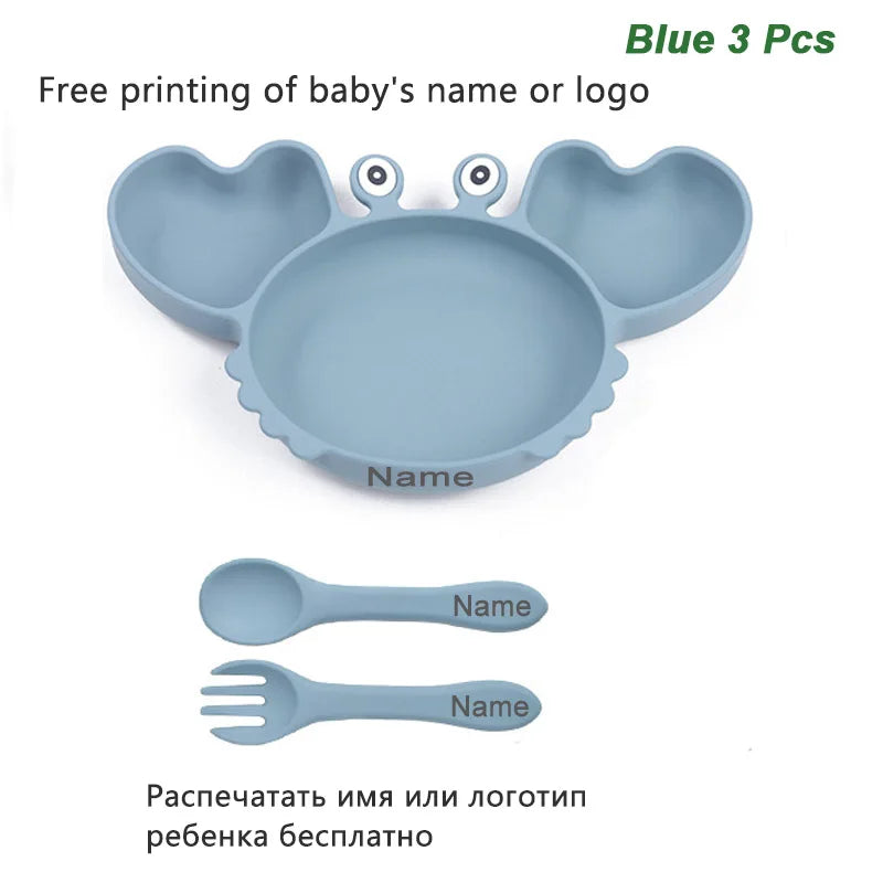 Baby Silicone Suction Tableware set - Elfinna