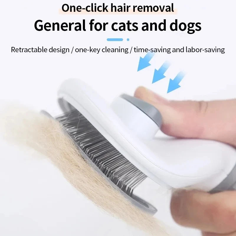 Self-cleaning Pet Hair Remove Comb - Elfinna