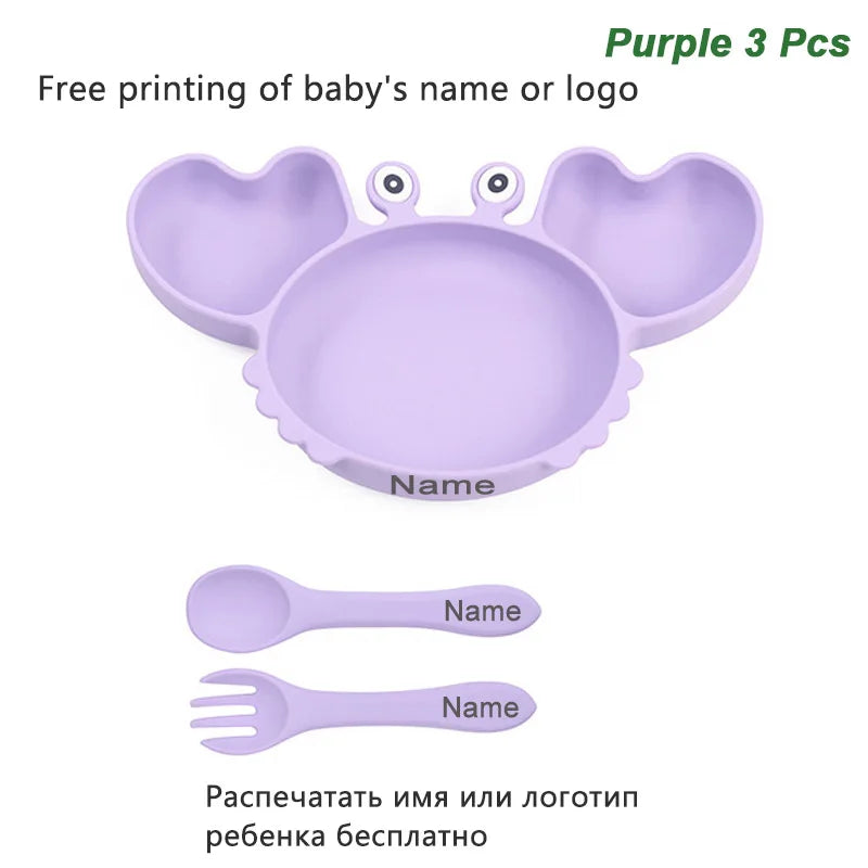 Baby Silicone Suction Tableware set - Elfinna