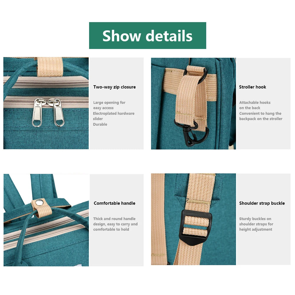 Lightweight Folding Mommy Bag - Elfinna