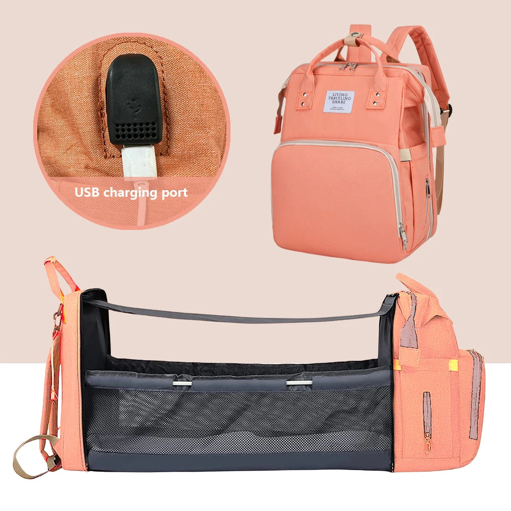 Lightweight Folding Mommy Bag - Elfinna