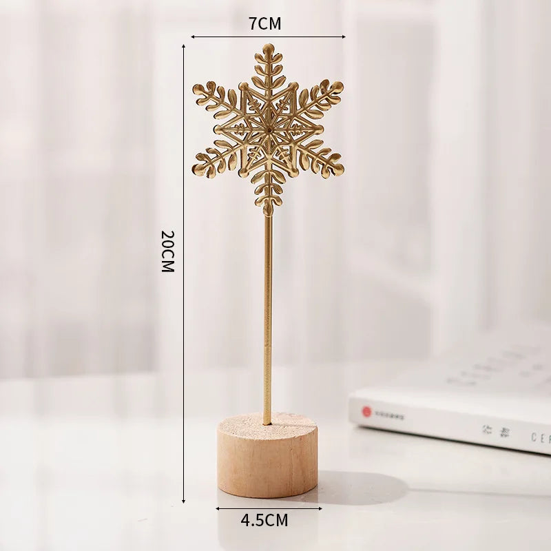 Golden Ginkgo Leaf Feather Figurines - Elfinna