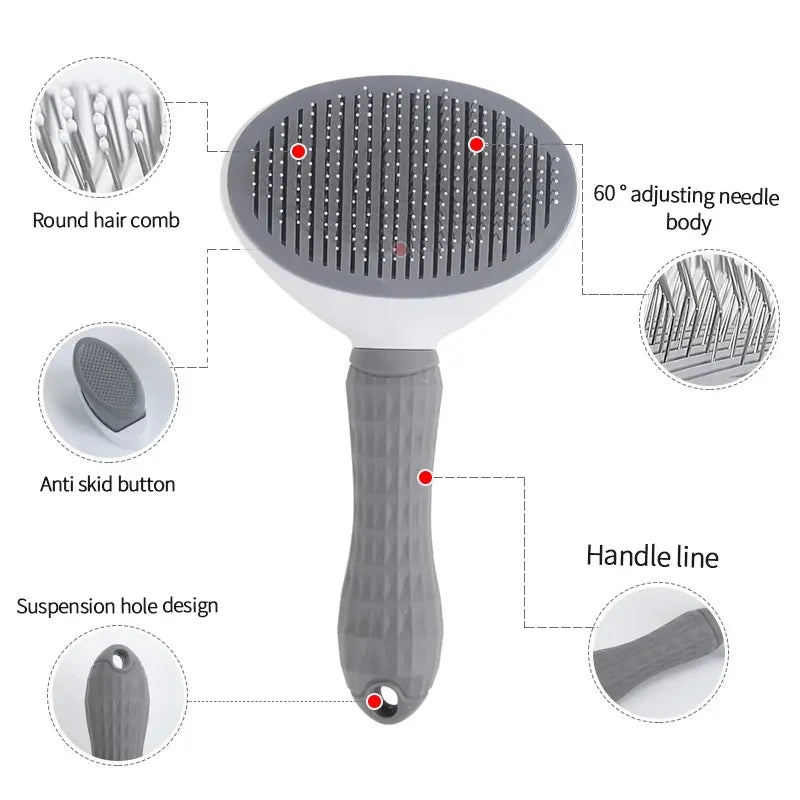Self-cleaning Pet Hair Remove Comb - Elfinna