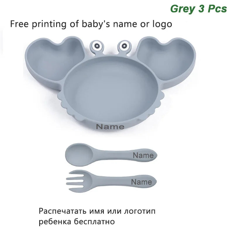 Baby Silicone Suction Tableware set - Elfinna