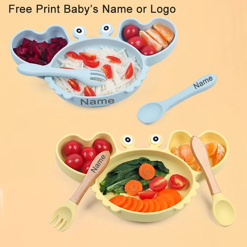 Baby Silicone Suction Tableware set - Elfinna