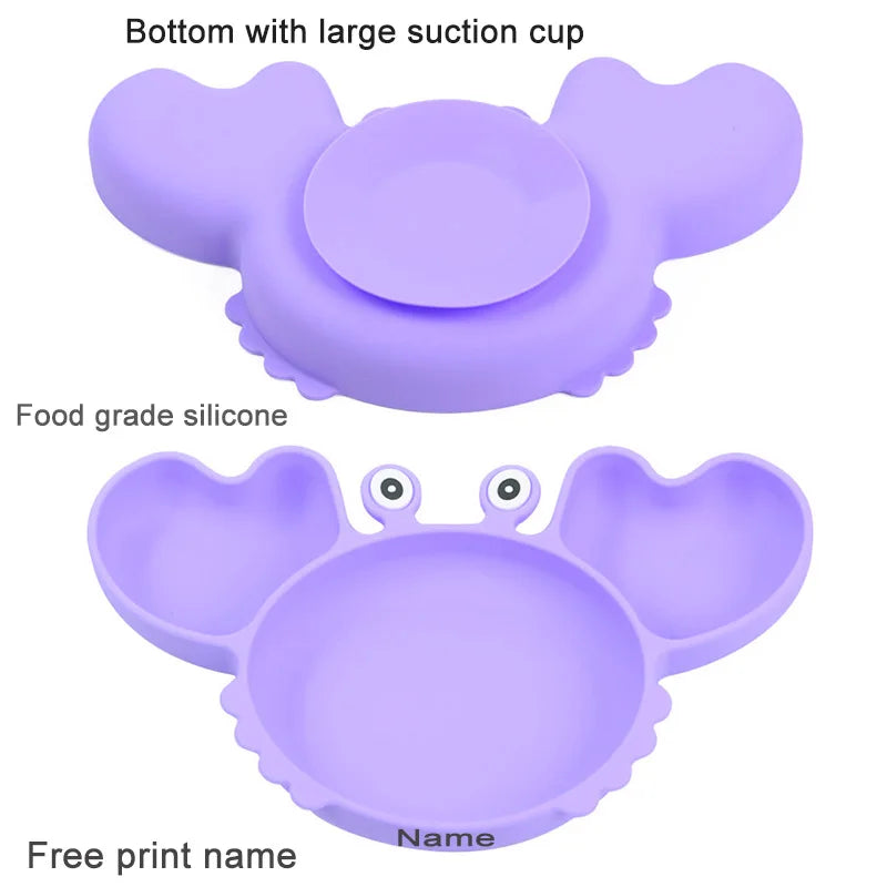 Baby Silicone Suction Tableware set - Elfinna