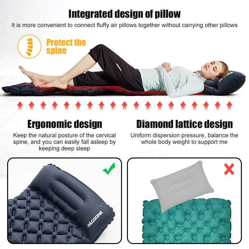 Outdoor Camping Sleeping Pad - Elfinna
