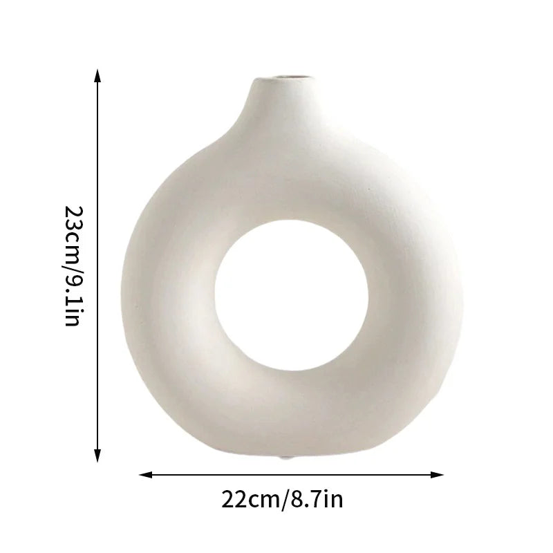 Imitation Ceramic Plastic Flower Pot - Elfinna