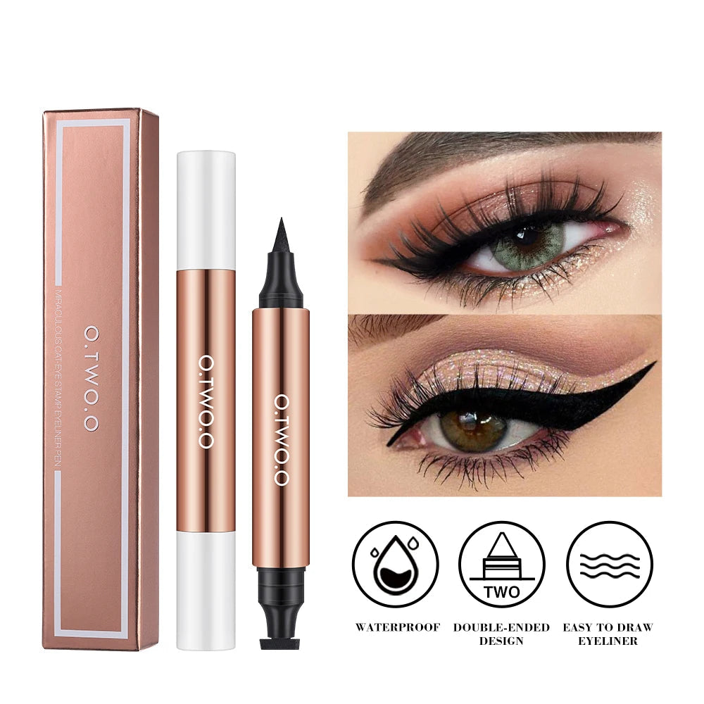 Waterproof Black Eyeliner Stamp Pen - Elfinna 