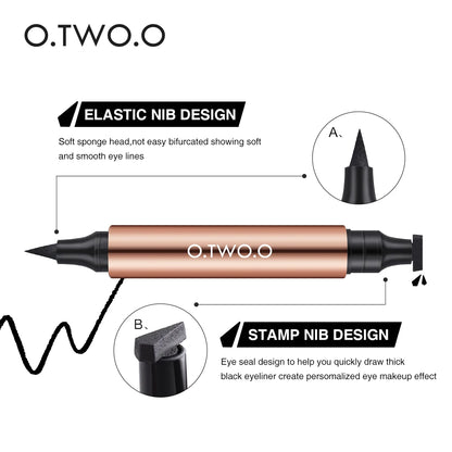 Waterproof Black Eyeliner Stamp Pen - Elfinna 