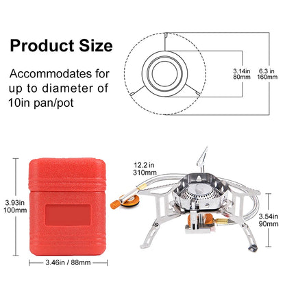 Camping Wind Proof Gas Burner