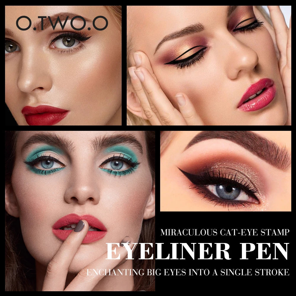 Waterproof Black Eyeliner Stamp Pen - Elfinna 