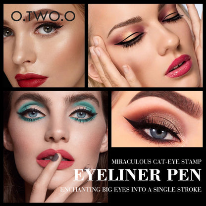Waterproof Black Eyeliner Stamp Pen - Elfinna 