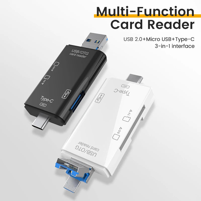 USB3.0 Card 6 in 1 OTG  Reader - Elfinna 