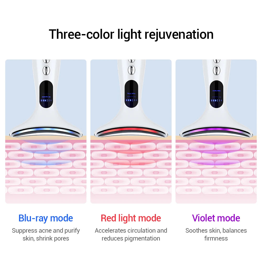 LED 3 Modes Neck Beauty Device