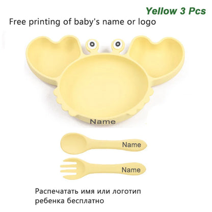 Baby Silicone Suction Tableware set