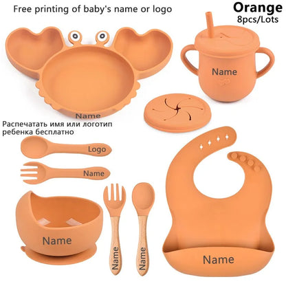 Baby Silicone Suction Tableware set