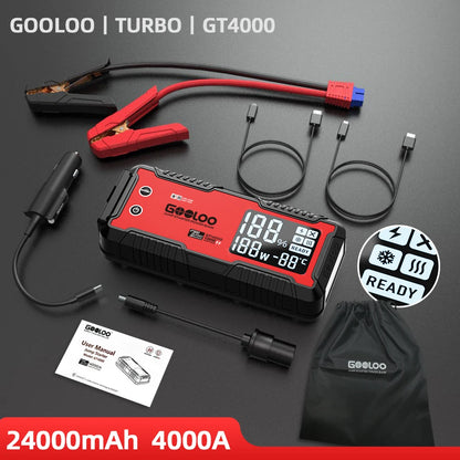 Portable 12V Car Jump Starter - Elfinna 