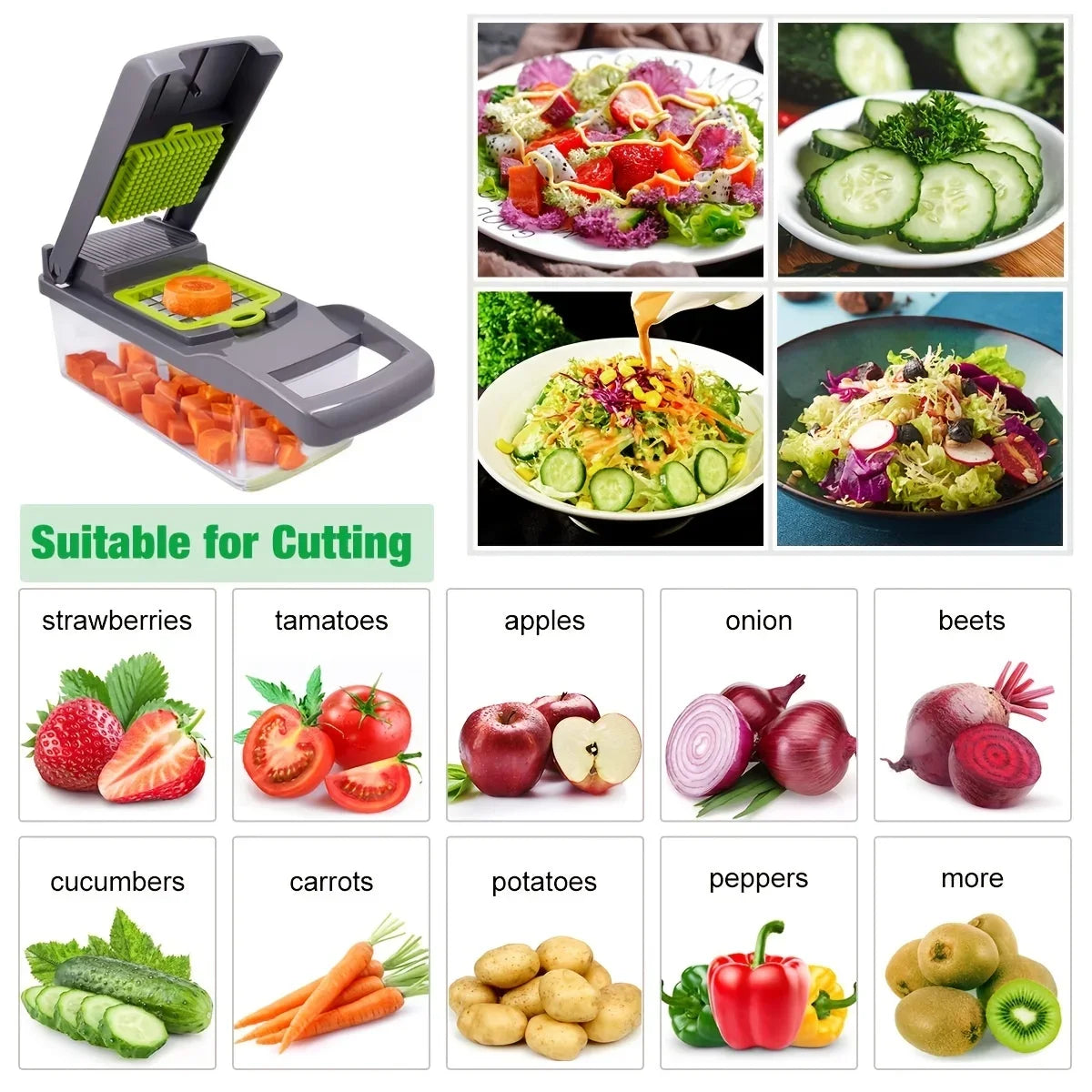 Kitchen 14in1 Vegetable Cutter