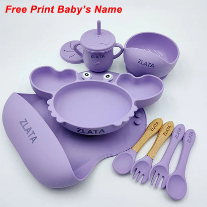 Baby Silicone Suction Tableware set