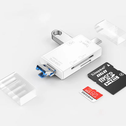 USB3.0 Card 6 in 1 OTG  Reader - Elfinna 