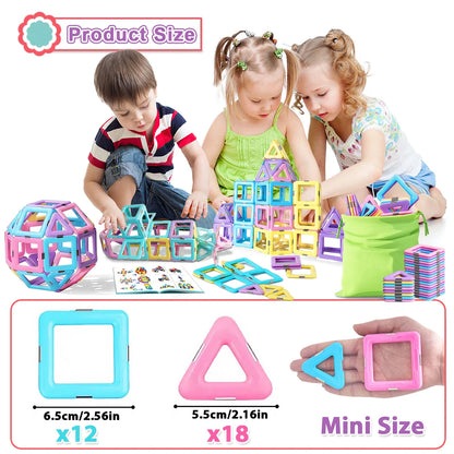 Magnetic Building Blocks Set - Elfinna 