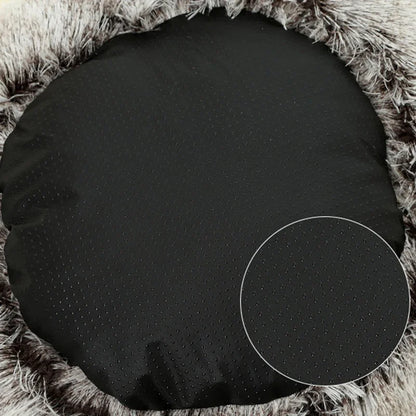 Winter Plush Pet Round Bed