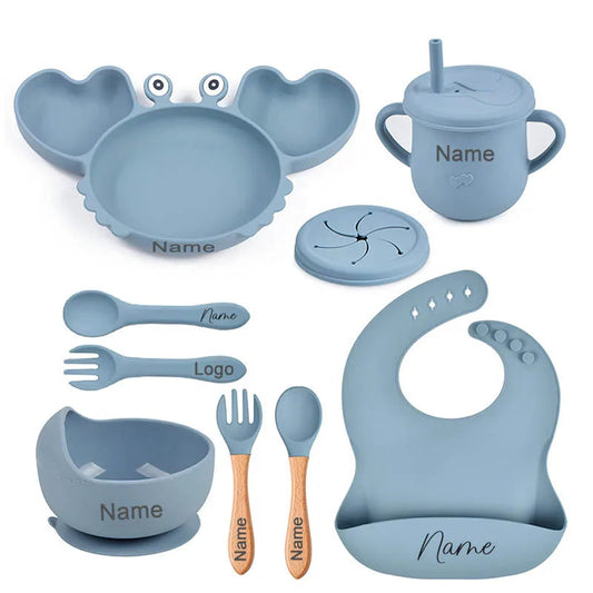 Baby Silicone Suction Tableware set