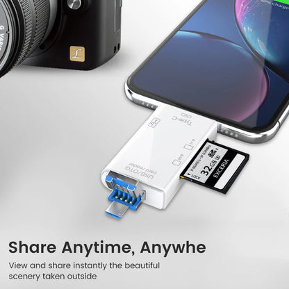 USB3.0 Card 6 in 1 OTG  Reader - Elfinna 
