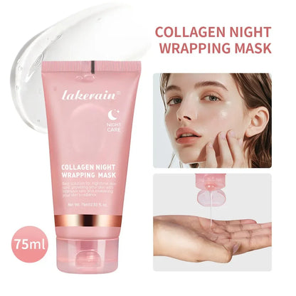 Collagen Peel Off Mask Deep Collagen Mask for Face Face and Care Masks Skin Korean Bio Pack Night Wrapping Woman Overnight Skin - Elfinna 