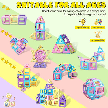 Magnetic Building Blocks Set - Elfinna 