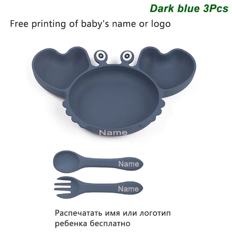 Baby Silicone Suction Tableware set