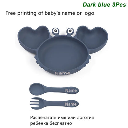 Baby Silicone Suction Tableware set