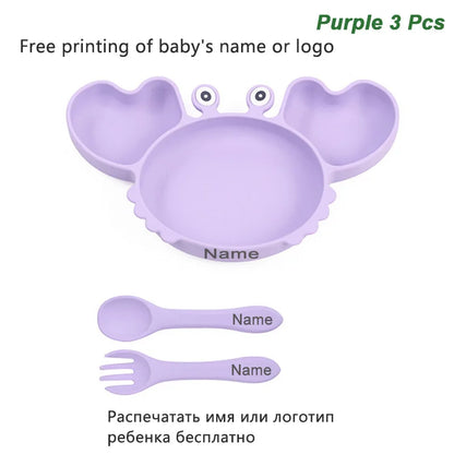 Baby Silicone Suction Tableware set