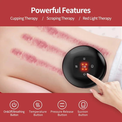 Intelligent Vacuum Cupping Massage Device - Elfinna 