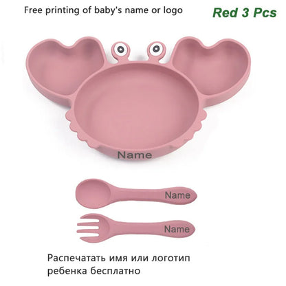 Baby Silicone Suction Tableware set